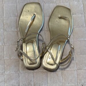 Mango Gold Women's Sandals
